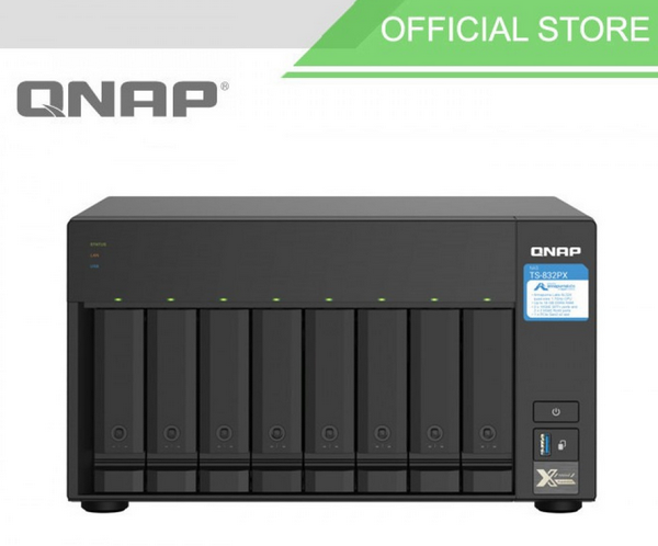 QNAP TS-832PX-4GB RAM 8-Bay NAS Server External Storage Cloud TS832PX