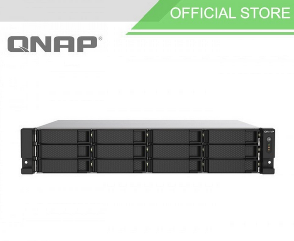 QNAP TS-h1283XU-RP-E2236-32G 12-Bay Rackmount NAS Server Storage Cloud